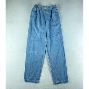 Jaclyn Smith Womens Blue Jeans Tag Size S (26x30) High Rise Elastic Waist Denim